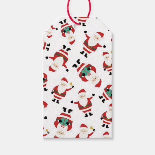 Étiquettes-cadeau Santa Claus (Devant)