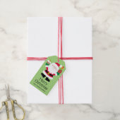 Étiquettes-cadeau Santa Corporate (Avec de la ficelle)