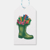 Étiquettes-cadeau Santa's New Boots (Devant)