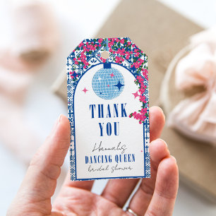 Étiquettes-cadeau Santorin Musical Bougainvillea nuptiale