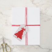 Étiquettes-cadeau Sapin de Noël (Avec de la ficelle)