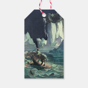 Étiquettes-cadeau Sargasso Sea Grim Reaper & Sinking du Titanic