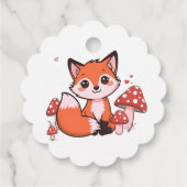 Étiquettes Cadeau Scalloped Favor Tags (Dos)