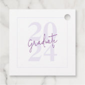 Étiquettes Cadeau Sceau de l'enveloppe photo design moderne (Dos)