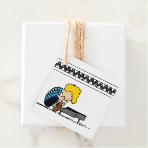 Étiquettes Cadeau Schroeder Charlie Musique Brown