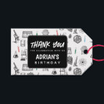 Étiquettes-cadeau Science Chimie Scientifique Thème de fête d'annive<br><div class="desc">Un motif de chimie à thème scientifique idéal pour toute personne qui aime la science,  la chimie,  la biologie,  etc. Un cadeau idéal pour les scientifiques quel que soit leur âge.</div>