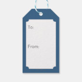 Étiquettes-cadeau Scooby-Doo Carré Rétro Couché (Dos)