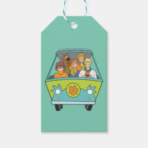 Étiquettes-cadeau Scooby-Doo & Gang Mystery Machine