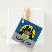 Étiquettes Cadeau Scooby-Doo Spooktacular Birthday Merci (En situation)