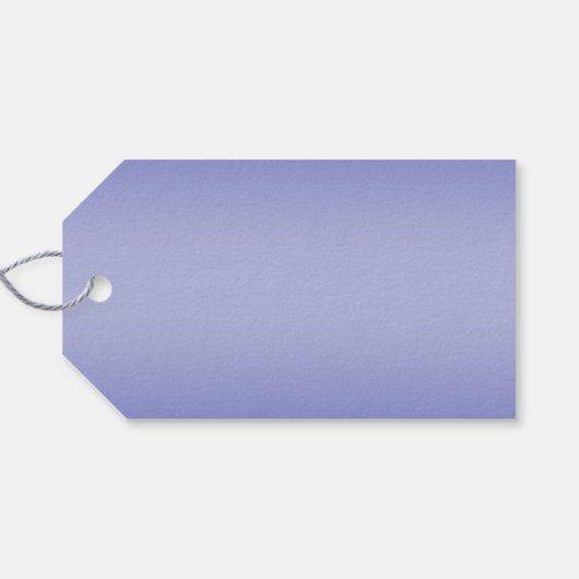 Étiquettes-cadeau Script cursif modifiable | Violet blanc et violet (Dos (Horizontal))