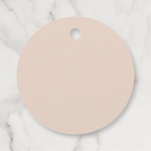Étiquettes Cadeau Script moderne Monogramme Sage Blush Mariage rose (Dos)