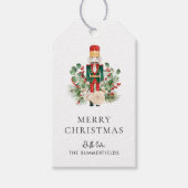 Étiquettes-cadeau Script Nutcracker Noël (Devant)