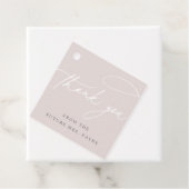 Étiquettes Cadeau Script Simple | Remerciements Personnalisés Élégan (En situation)