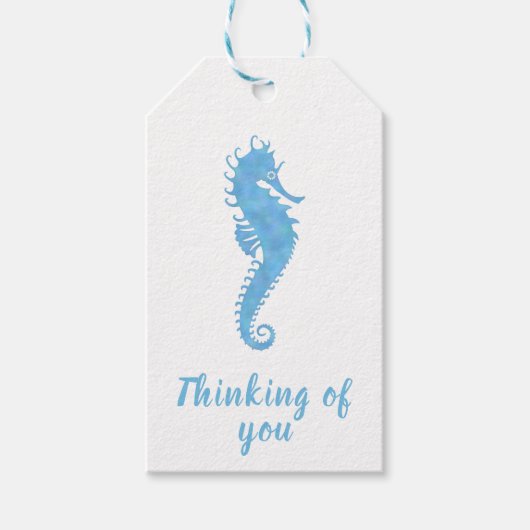 Étiquettes-cadeau Seahorse (Devant)