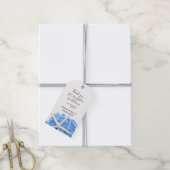 Étiquettes-cadeau Seaside Garden Blue Hydrangea Starfish Favoriser l (Avec de la ficelle)