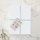 Étiquettes-cadeau Secret Père Noël Sock Exchange Sock Swap Fête (Avec de laficelle)