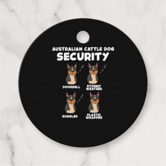 Étiquettes Cadeau Sécurité des chiens de combat australiens