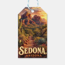 Sedona Arizona Coucher de Soleil Roche Rouge Déser
