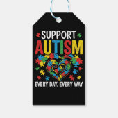 Étiquettes-cadeau Sensibilisation à l'autisme (Dos)