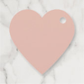 Étiquettes Cadeau Serez-Vous Mon Cadeau De Coeur Rose Valentine (Dos)