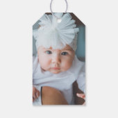 Étiquettes-cadeau Serez-vous mon guide Photo parent (Dos)