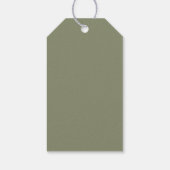 Étiquettes-cadeau Série de propositions de servante de script modern (Dos)