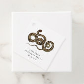 Étiquettes Cadeau Serpent gothique (En situation)