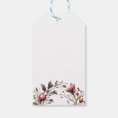 Étiquettes-cadeau Serre Rustique Magnolia Cuivre Bow (Dos)