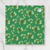Étiquettes Cadeau Shamrock | Balises Merci (Dos)