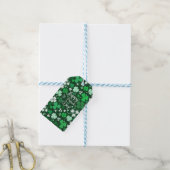 Étiquettes-cadeau Shamrock St Patrick's (Avec de laficelle)