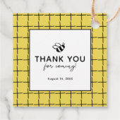 Étiquettes Cadeau She found her Honey Hand-drawn Bridal Shower (Dos)