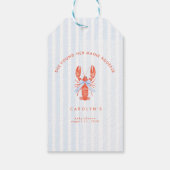 Étiquettes-cadeau She Found Her Maine Squeeze Bridal Shower (Dos)