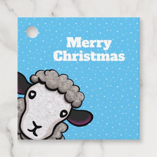 Étiquettes Cadeau Sheep (Devant)
