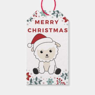 Étiquettes-cadeau Sheep Christmas Sheep Winter Animals Gift Tags