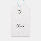 Étiquettes-cadeau Shih Tzu Noël (Dos)