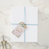 Étiquettes-cadeau Shower Favors rose molle de cygne de princesse (Avec de laficelle)