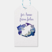 Étiquettes-cadeau SIGNE D'Astrologie Pisces (Dos)