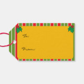 Étiquettes-cadeau Silencieux train Snowman | Noël (Dos (Horizontal))