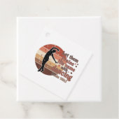 Étiquettes Cadeau Silhouette d'une danseuse - Design basé sur le psa (En situation)