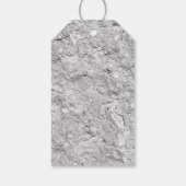 Étiquettes-cadeau Silver Stone 25th Silver Wedding Anniversary (Dos)