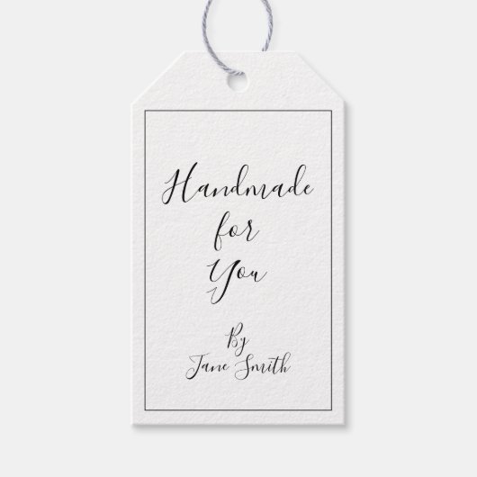 Étiquettes-cadeau Simple à faire main pour vous (Devant)