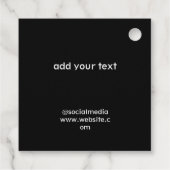 Étiquettes Cadeau Simple cadeau de jour de la mère heureuse (Dos)