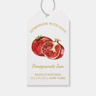 Étiquettes-cadeau Simple confiture de grenade maison Hang Tag l Blan