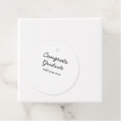 Étiquettes Cadeau Simple congratulation graduation add your (En situation)