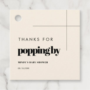 Étiquettes Cadeau Simple, élégant et chic Merci pour votre apparitio