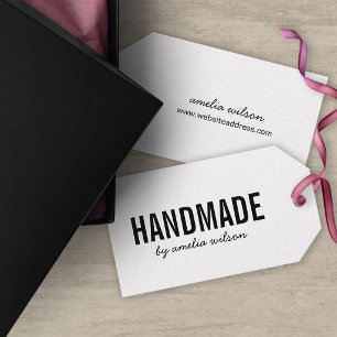 Étiquettes-cadeau Simple Élégant Fait Main