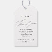 Étiquettes-cadeau Simple Elegant Script Graduation Favors Thank You (Devant)