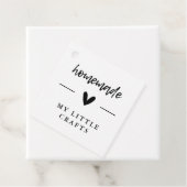 Étiquettes Cadeau Simple entreprise artisanale (En situation)