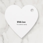 Étiquettes Cadeau simple et élégant cadeau d'anniversaire heureux (Dos)