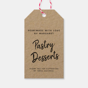 Étiquettes-cadeau Simple fait maison avec papier Kraft d'amour